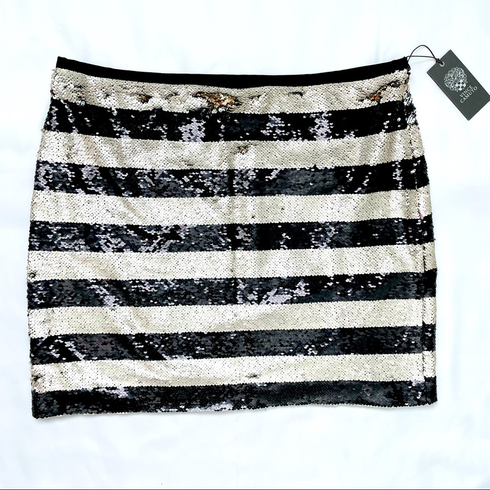 Vince Camino Sequin Mini Skirt Dream